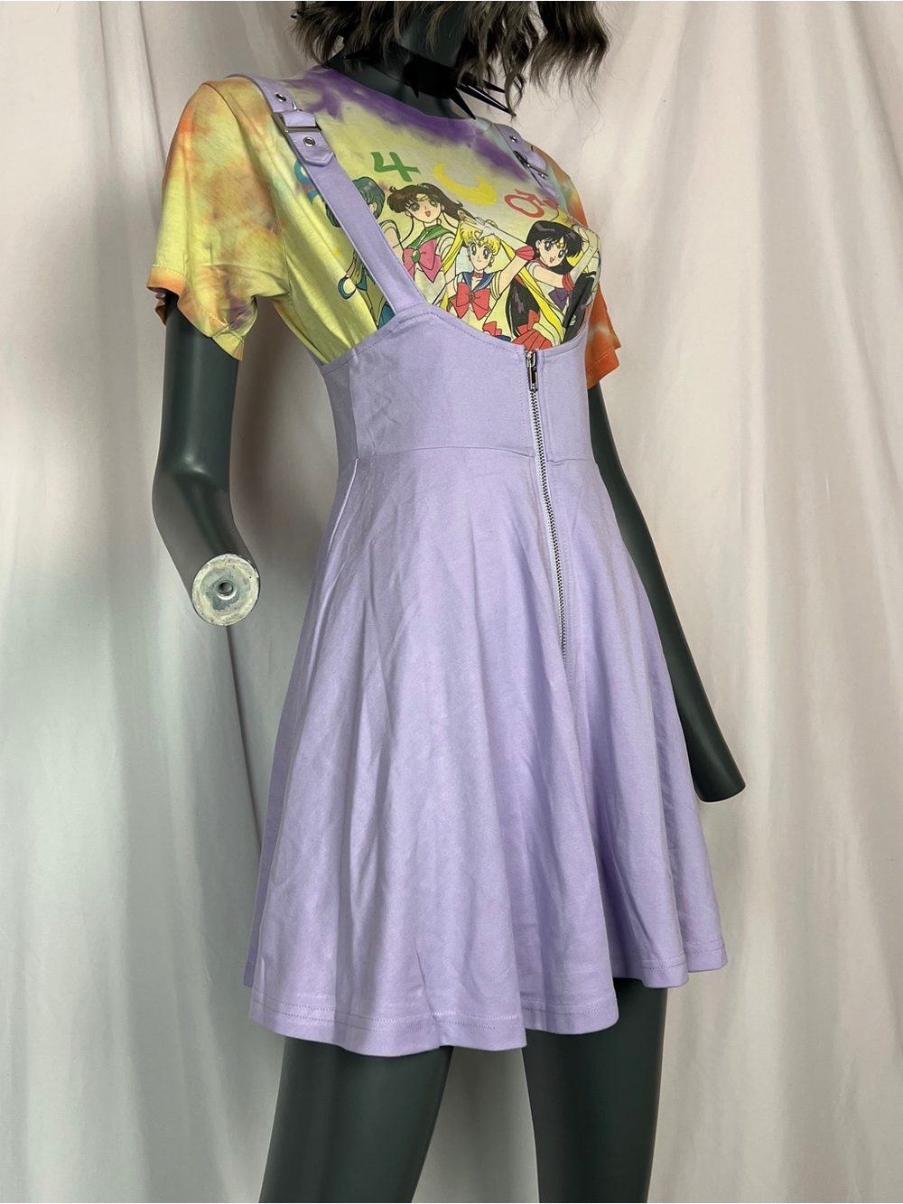Killstar Pastel Lilac Suspend Me Underbust Skirt
